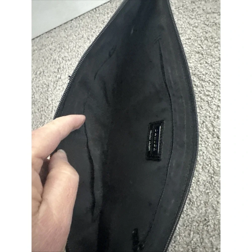 Danier Black Italian Leather Crossbody Bag